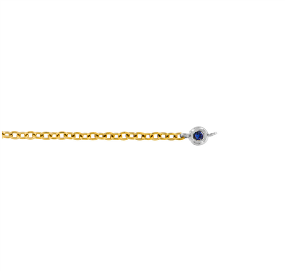Bracciale Dédié in Titanio Zaffiro sintetico BRD2601 ZB;001;BI - BRD2601 ZB;001;BI
